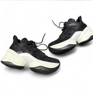 Stylish Chunky Black and White Women's Michael Kors Sneakers